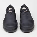 Ботинки дутики чёрного цвета с подкладкой из натуральной шерсти